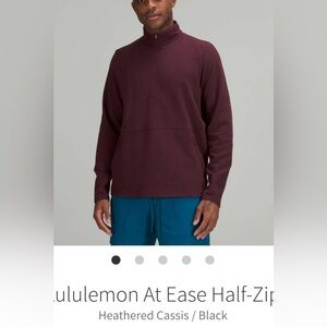 Lululemon At Ease Half-Zip Top